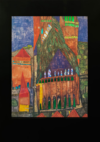 Katedrális 1 alkotó: Friedensreich Hundertwasser